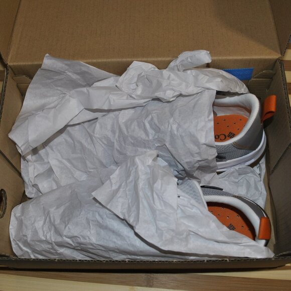 COLUMBIA 1927991-099 MENS Sz 9 TAMIAMI PFG OMNI SHIELD GRAY/ORANGE SHOES $90 NEW - Picture 2 of 7